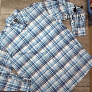 Jos. A. Bank Big & Tall Long Sleeve Button Front Top Size 2XB